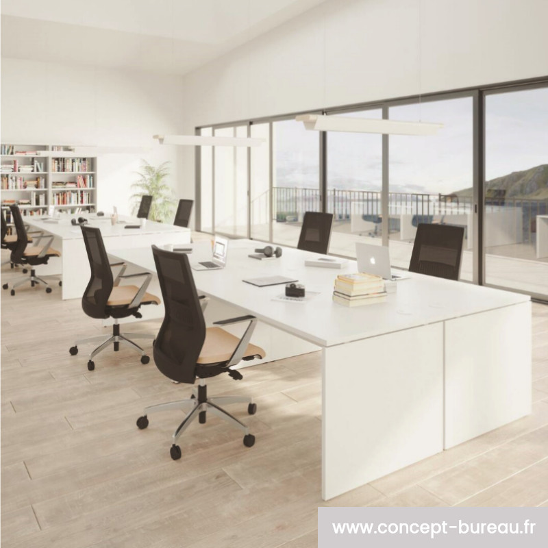 Bureau Open Space 4 Personnes - NEWB