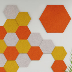 Panneau Acoustique Mural Hexagonal | DECOSOFT