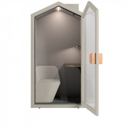 Cabine acoustique 1 personne ouverte