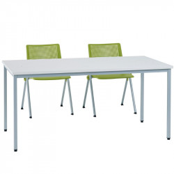 Table polyvalente grise