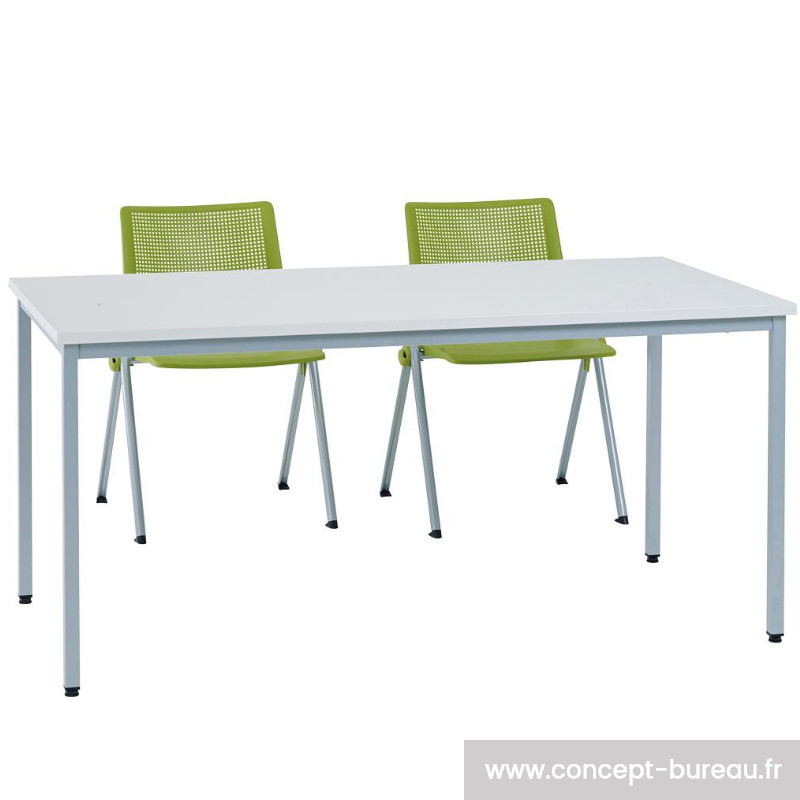 Table polyvalente grise