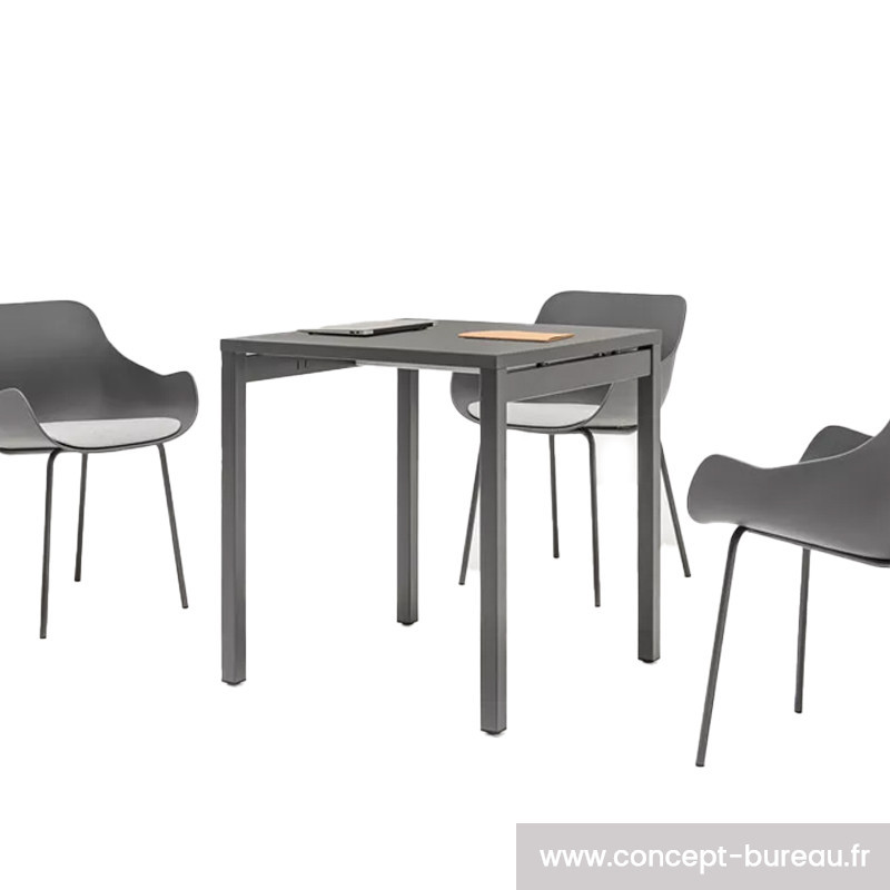 Table carrée modulable