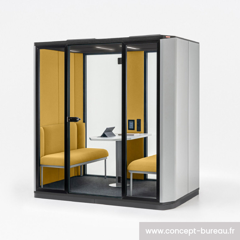 Cabine acoustique pour 4 personnes