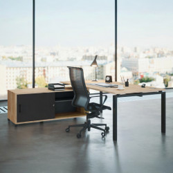 Bureau design de direction avec retour LUXE