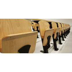 Fauteuil amphithéâtre en bois -  SCHOOL