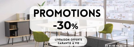 Promotions de rentrée 2024 - Mobilier de bureau